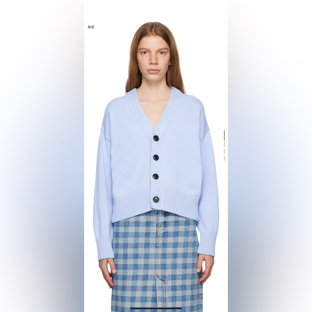 AMI XS cardigan, 99%new(only wear twice)